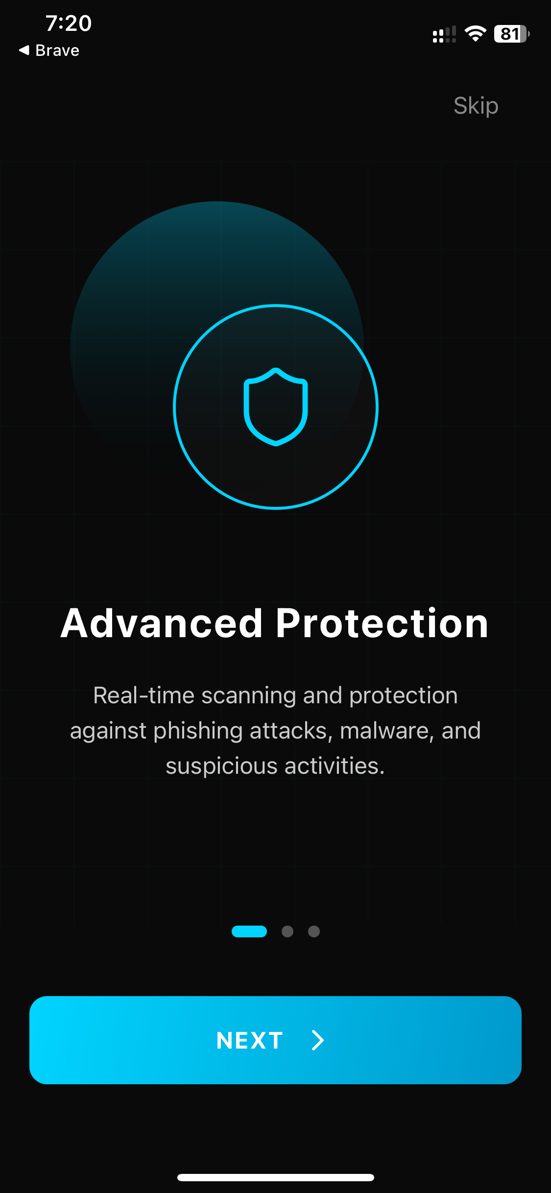 QouShield Security App - Screenshot 1