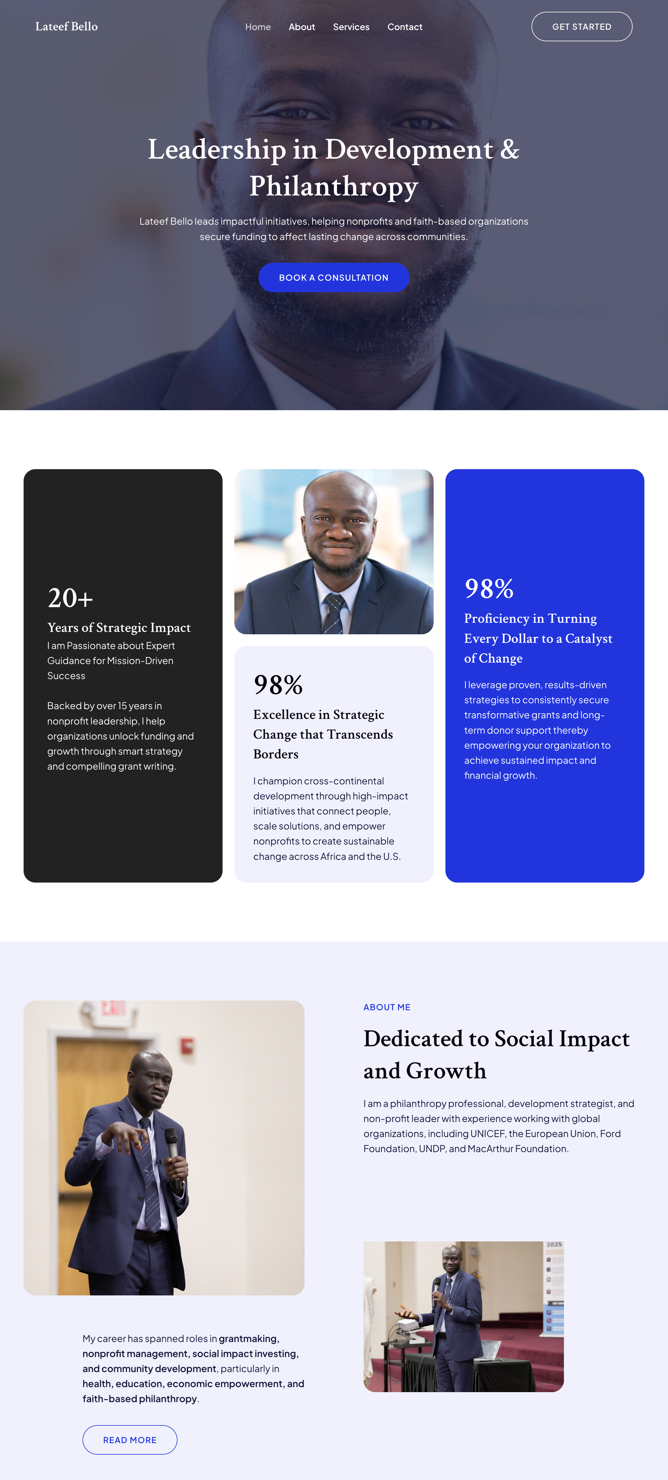 Lateef Bello Portfolio - Screenshot 1